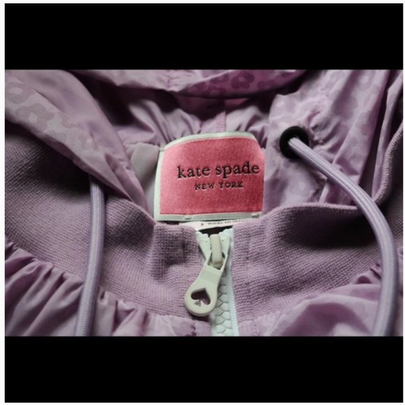 kate spade light purple rain coat jacket size small **PLEASE READ*** - Picture 4 of 4